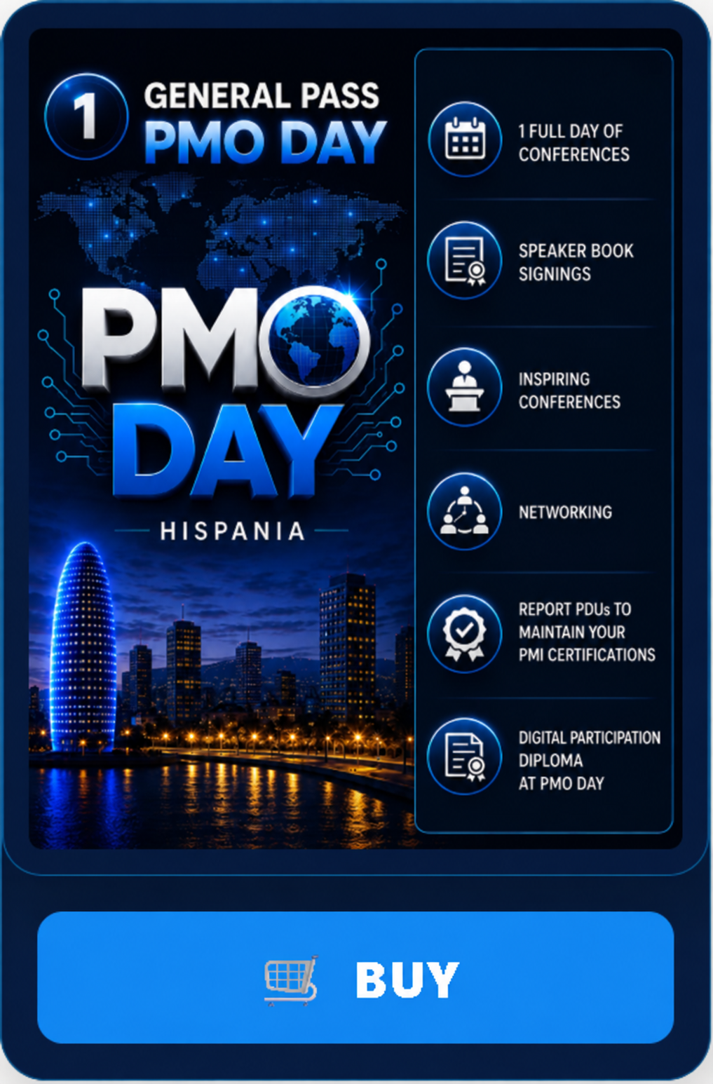 General Pass: one full day of conferences and speaker book signings